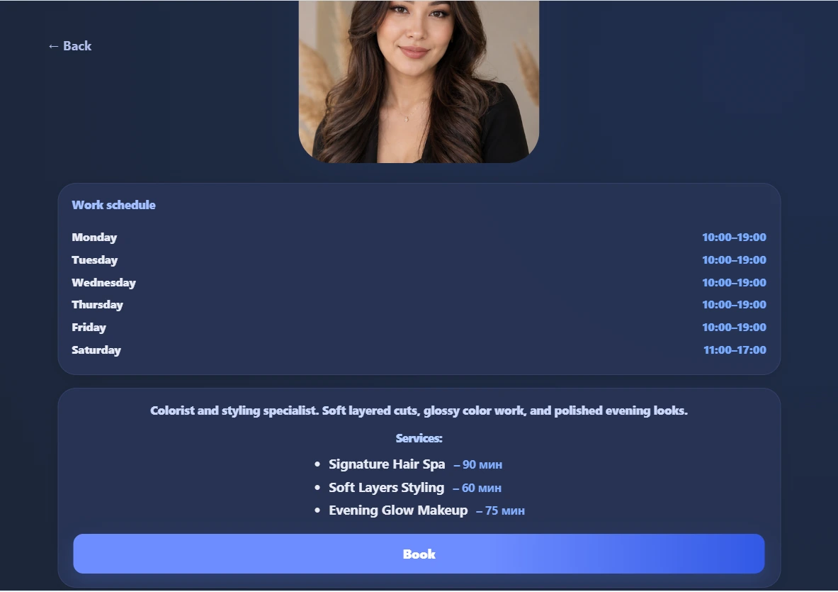 Bronvi master page details